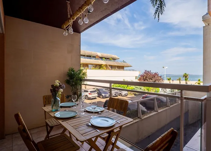 La Brise Marine - Appt Avec Balcon 50m De La アルカション